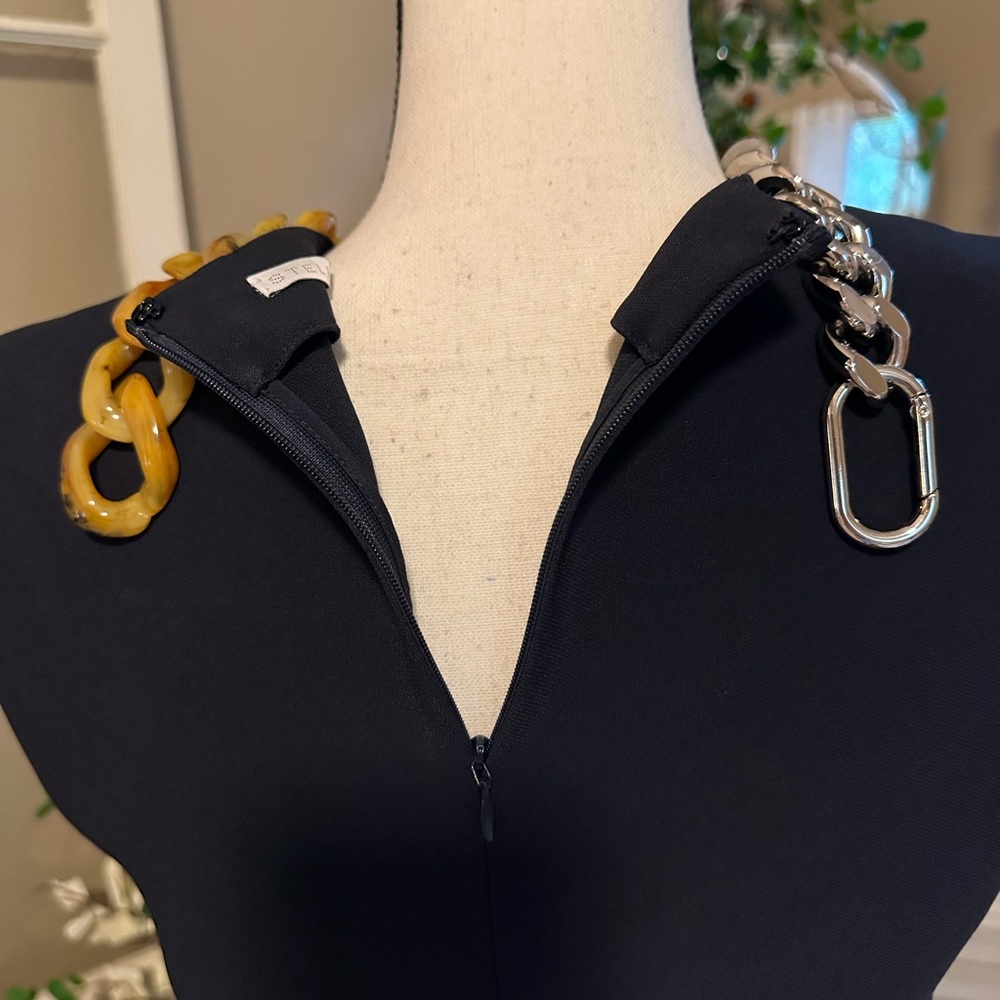 Stella McCartney Falabella Chain Necklace Gathered Top - Picture 12 of 16